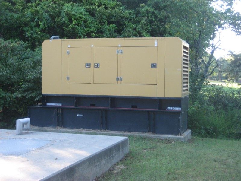 Soundproofed generator set