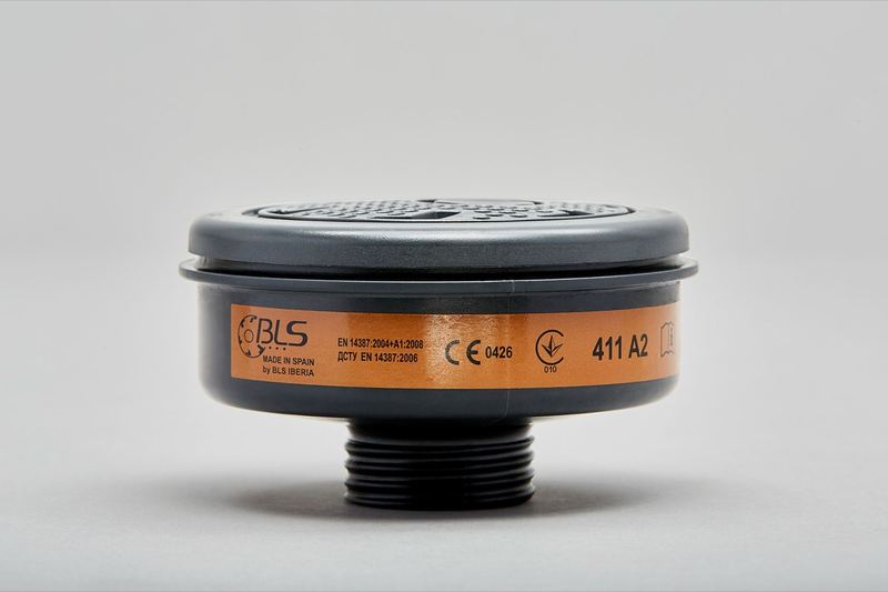 BLS 411 A2 Gas Filter (organic vapours, RD40 thread)