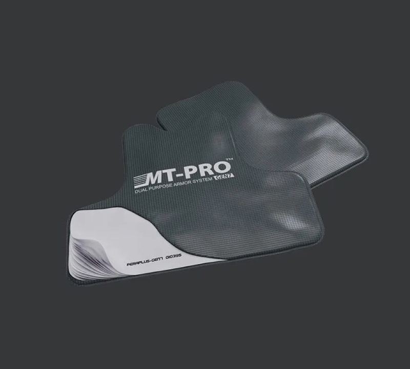 Multi-threat ballistic panel integrated into a plate carrier