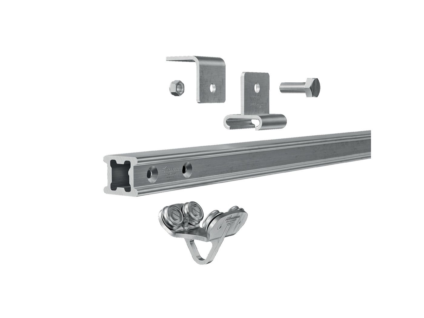 Rothoblaas H-RAIL — rigid rail fall-arrest and rope-access system