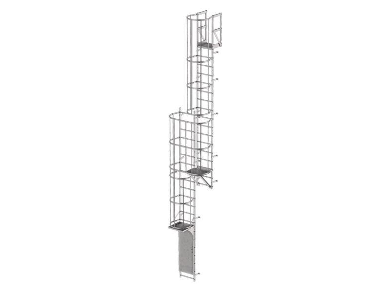 Rothoblaas STEP UP Caged Fixed Ladder